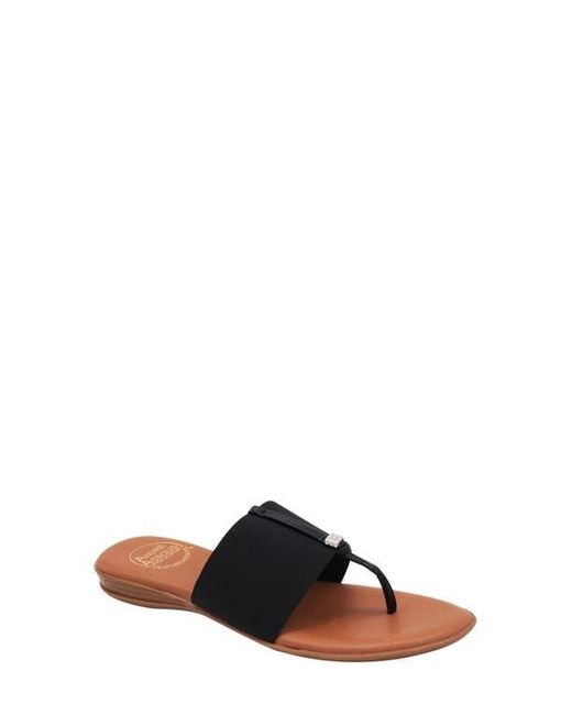 Andre Assous Black Nice Sandal