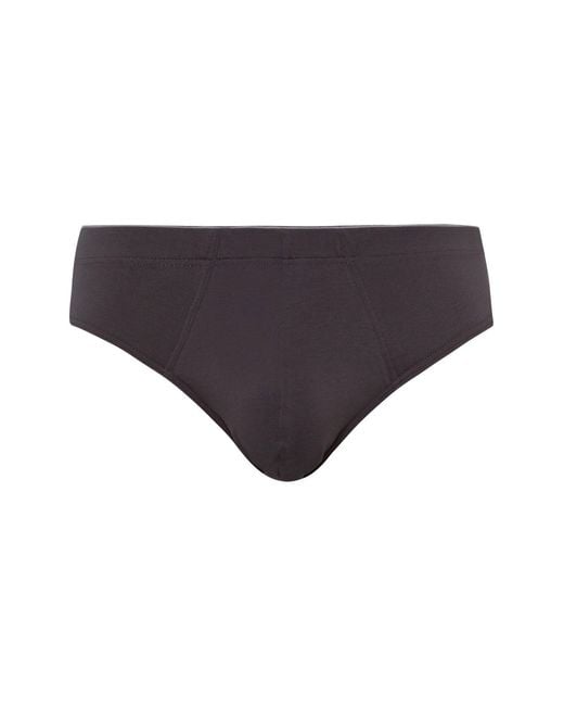 Hanro Purple Cotton Superior Cotton Brief for men