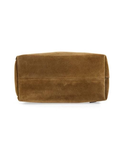 Tory Burch Brown Romy Suede Hobo Bag