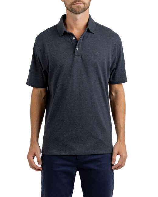 Rainforest Blue Heathered Jersey Polo for men
