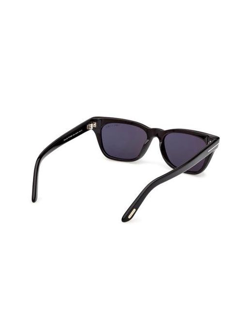 Tom Ford Black Penn 53Mm Rectangular Sunglasses