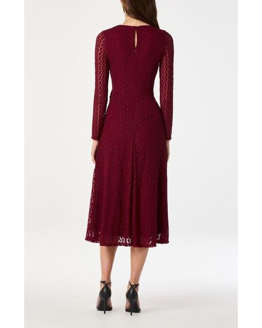 chinese dress ladies Sara Floral Lace Trim Dress