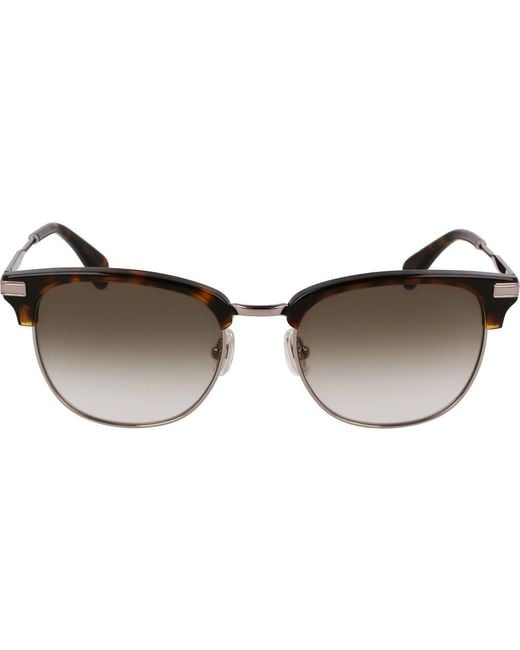 Paul Smith Brown Linden 52Mm Gradient Modified Rectangular Sunglasses for men