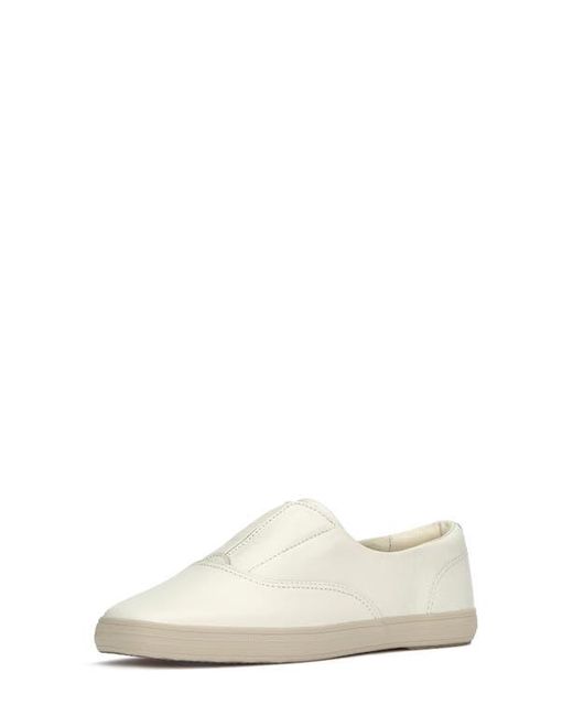 Keds White Square Toe Slip-On Sneaker