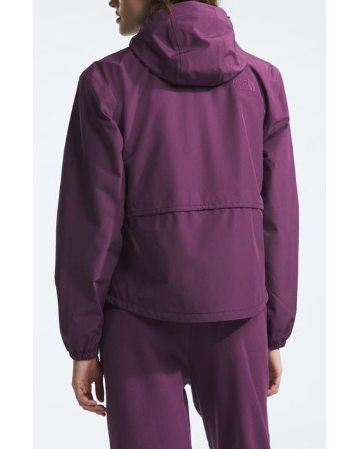 The North Face Purple Daybreak Water Repellent Hooded Jacket