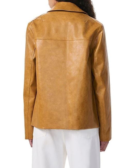 Rag & Bone Brown Jordie Faux Leather Jacket