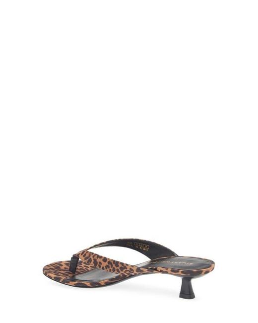 Stuart Weitzman White Rio Kitten Heel Sandal