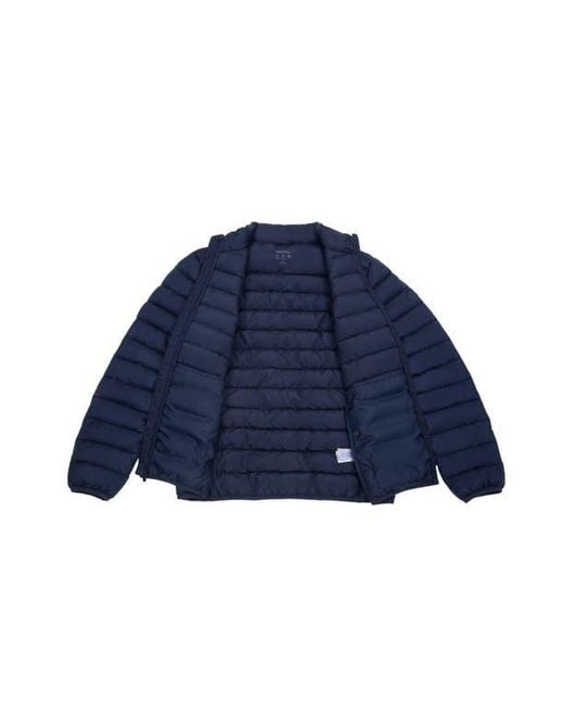 Rokka&Rolla Blue Lightweight Packable Puffer Jacket for men