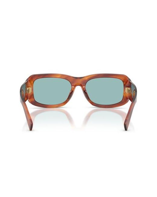 Dolce & Gabbana Blue 57Mm Rectangular Sunglasses for men
