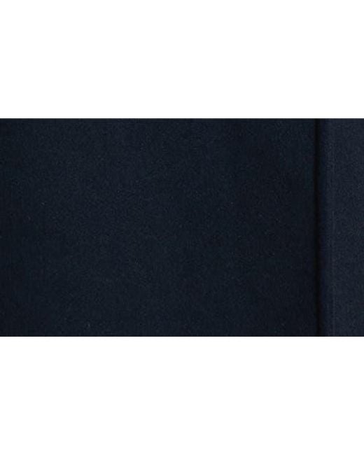 Michael Kors Blue Double Breasted Wool Blend Coat