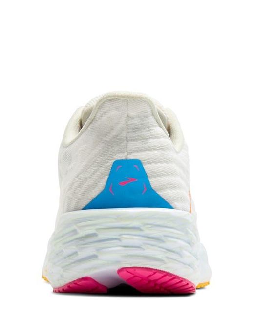 Brooks White Launch 11 Running Shoe