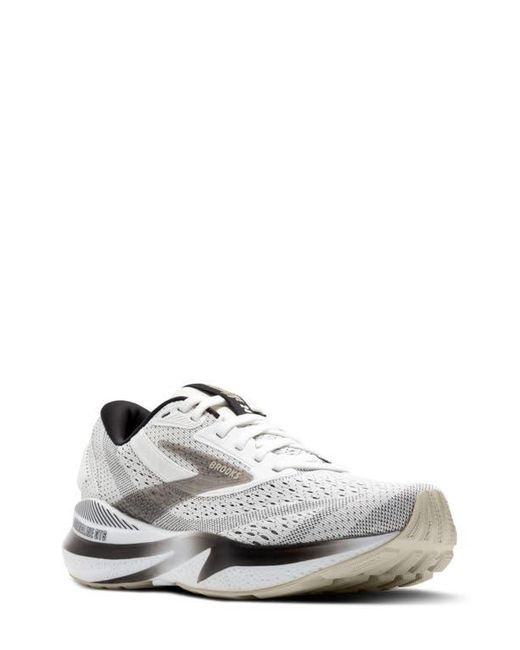 Brooks White Adrenaline Gts 24 Running Shoe for men