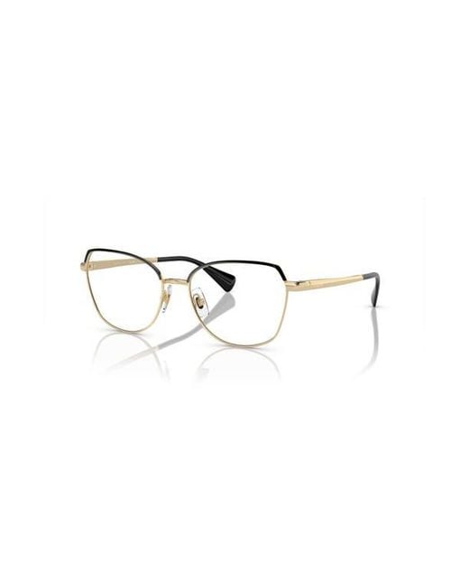 Ralph Metallic 55Mm Irregular Optical Glasses