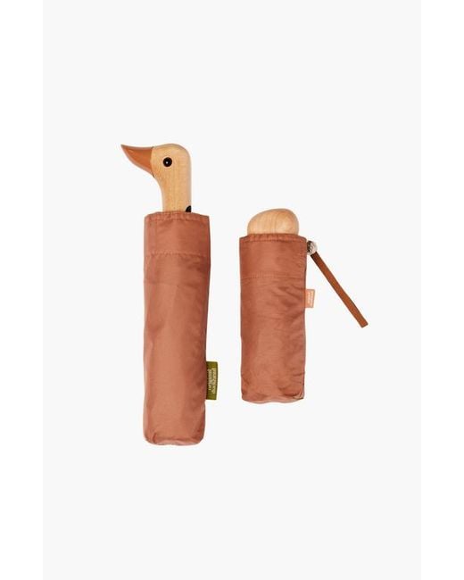 Original Duckhead Orange Mini Compact Umbrella