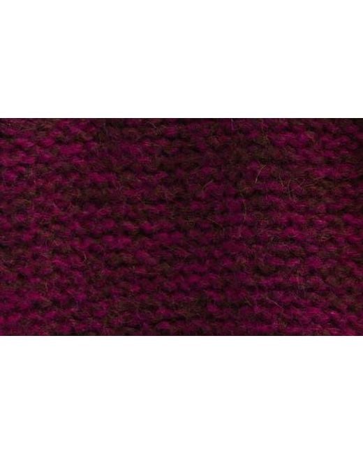 Bode Red Eiderdown Alpaca Blend Cable Sweater