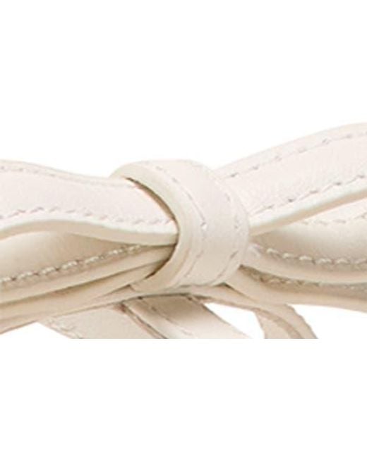 Stuart Weitzman White Felicity Slingback Espadrille Sandal