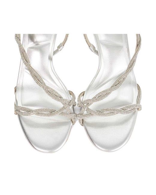 Dune White Milene Slingback Sandal