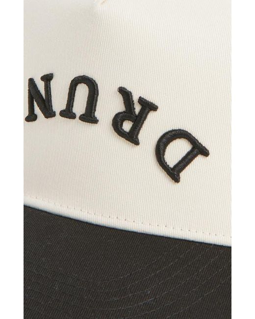 KenzKustomz Black Drunk Canvas Snapback Baseball Cap