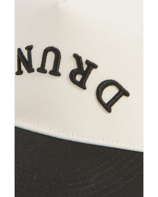 KenzKustomz Black Drunk Canvas Snapback Baseball Cap