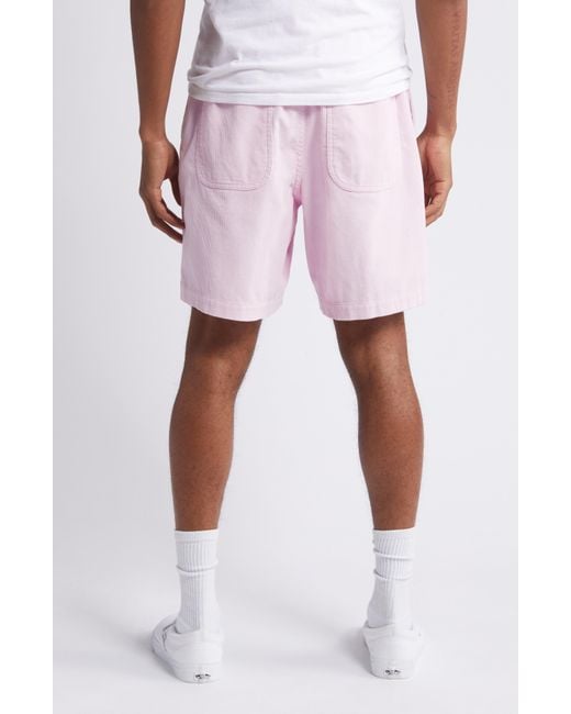 Obey Pink Marquee Corduroy Shorts for men