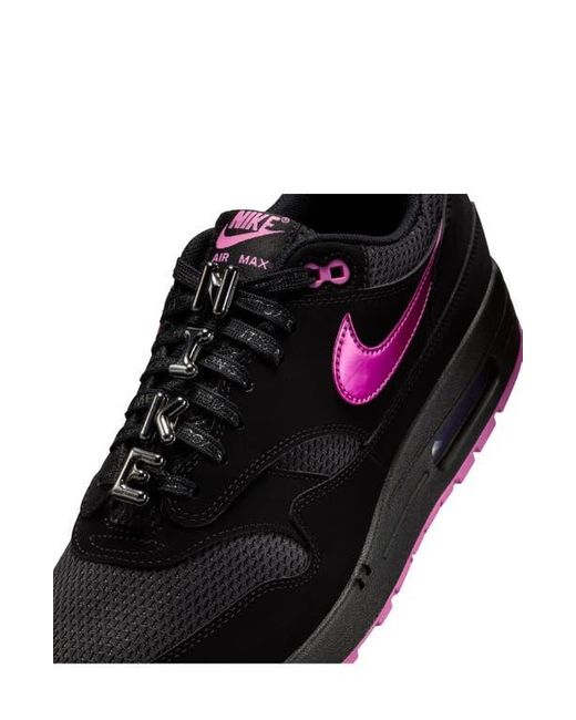 Nike Black Air Max 1 Premium Sneaker for men