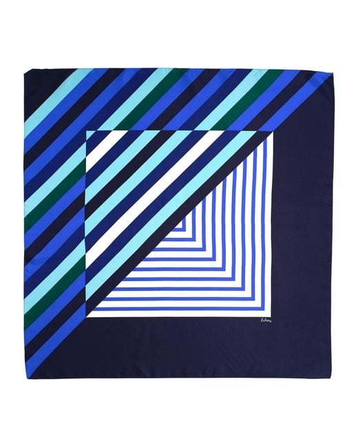 Echo Blue Super Stripe Square