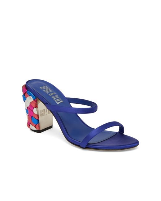 April & Alex Blue Bianca Heel