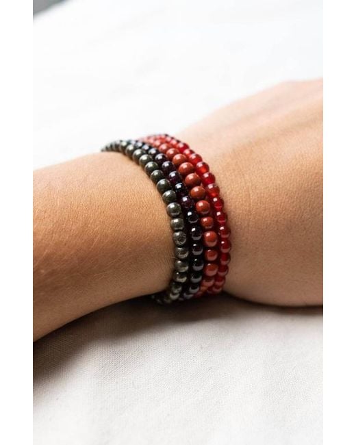 Tiny Rituals Red Aries Bracelet Set
