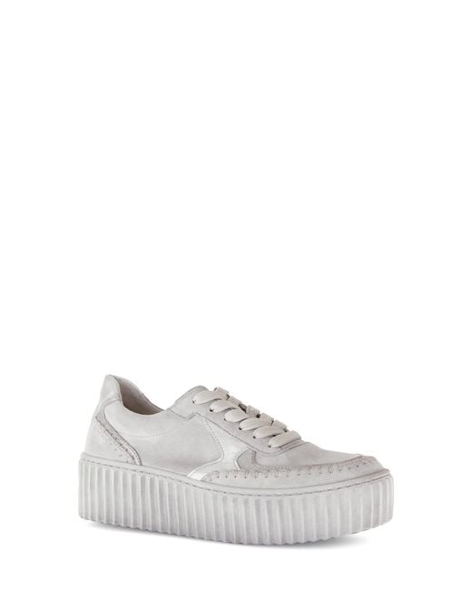 Gabor White 63.204 Platform Sneaker