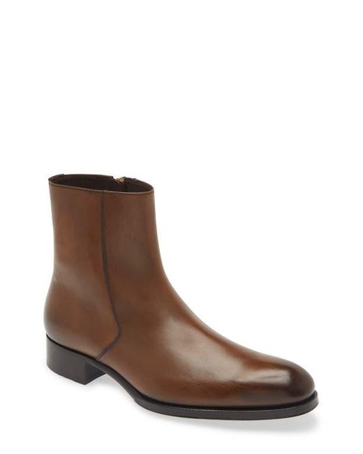 Bottes Chelsea Tom Ford En Cuir Marron - Pointure US 10 (9.5TF), Fabriquées En Italie, Modèle Display
