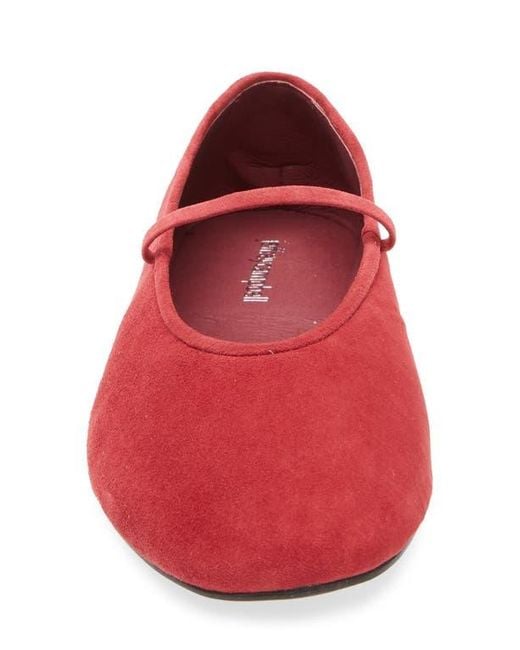 Jeffrey Campbell Red Dancerina Mary Jane Ballet Flat