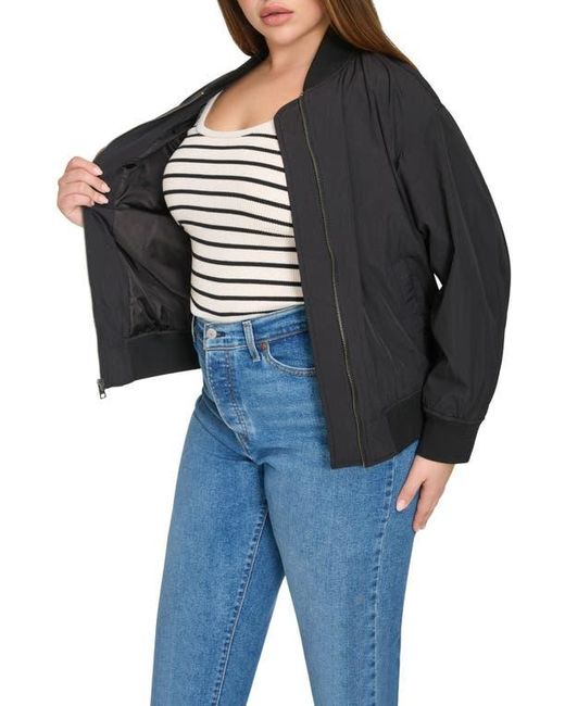 Levi's Black Relaxed Bomber Jacket