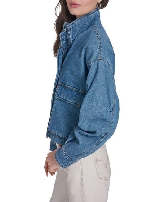 Levi's Blue Crop Surplus Jacket