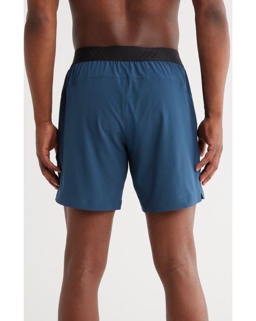 Rhone Blue 6-Inch Base Performance Training Shorts for men
