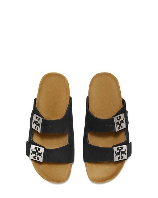 Tory Burch Black Mellow Slide Sandal