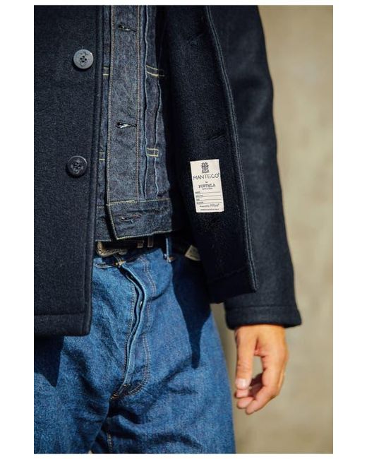 Fortela Blue Donkey Virgin Wool Jacket for men