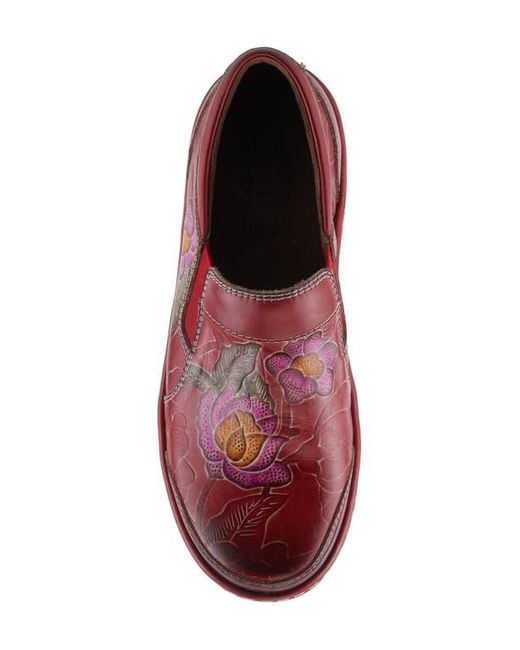 Spring Step Red Annawan Loafer