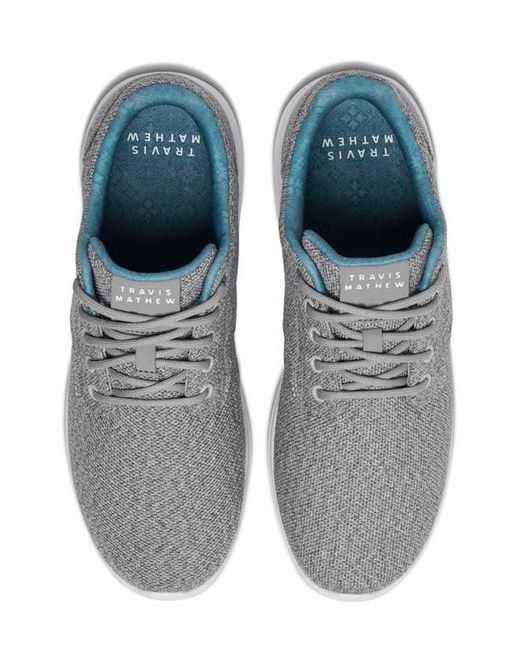 Travis Mathew White The Daily Ii Knit Sneaker for men