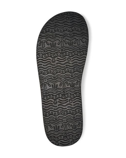 Sanuk Black Yoga Mat Ii Flip Flop