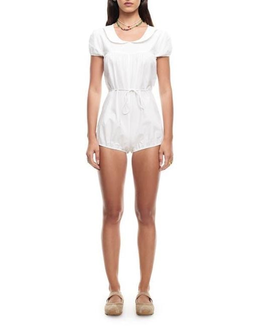 Lioness White Riptide Romper