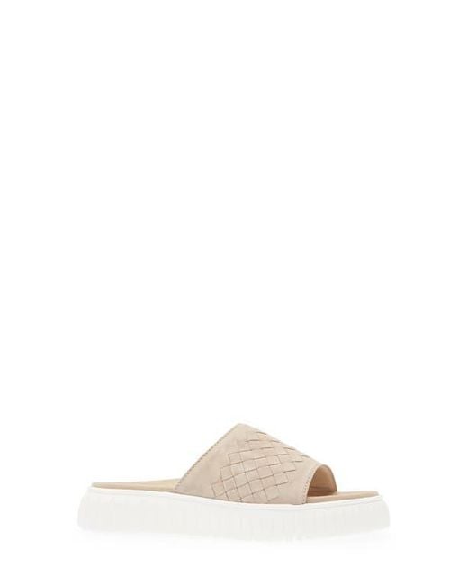 Gabor Multicolor Platform Slide Sandal