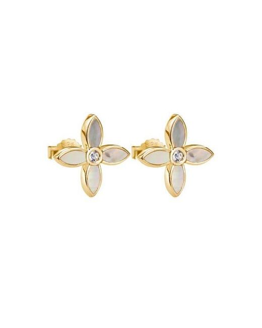 Murkani Metallic Floral Stud