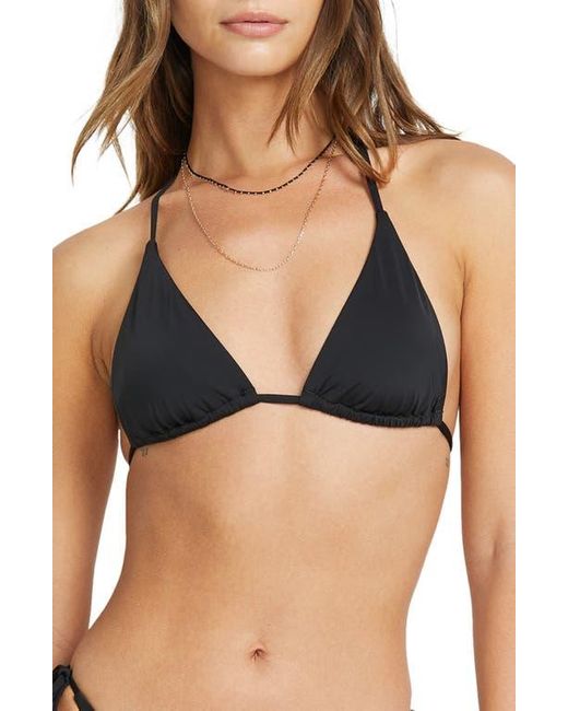 Billabong Brown Sol Searcher Triangle Bikini Top