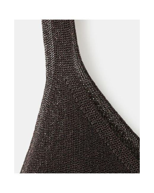 Mango Black Sweater Tank