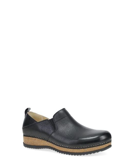 Dansko Blue Meara Milled Leather Clog