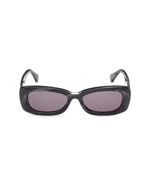 Max Mara Multicolor 53Mm Rectangular Sunglasses