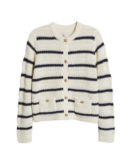 Caslon Green Textured Sweater Jacket