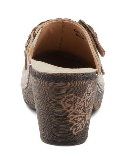 Spring Step Brown Calliroe Platform Clog