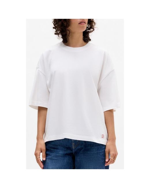 BDG White Relaxed Fit Cotton T-Shirt