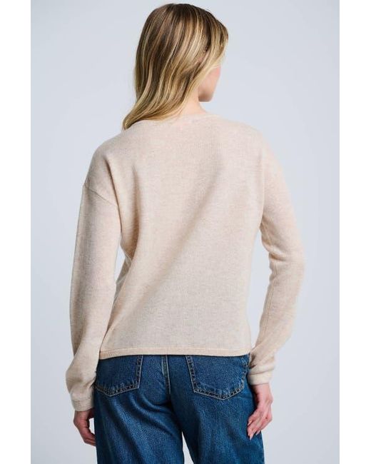 Lisa Todd Natural Perk Up Cashmere Blend Sweater